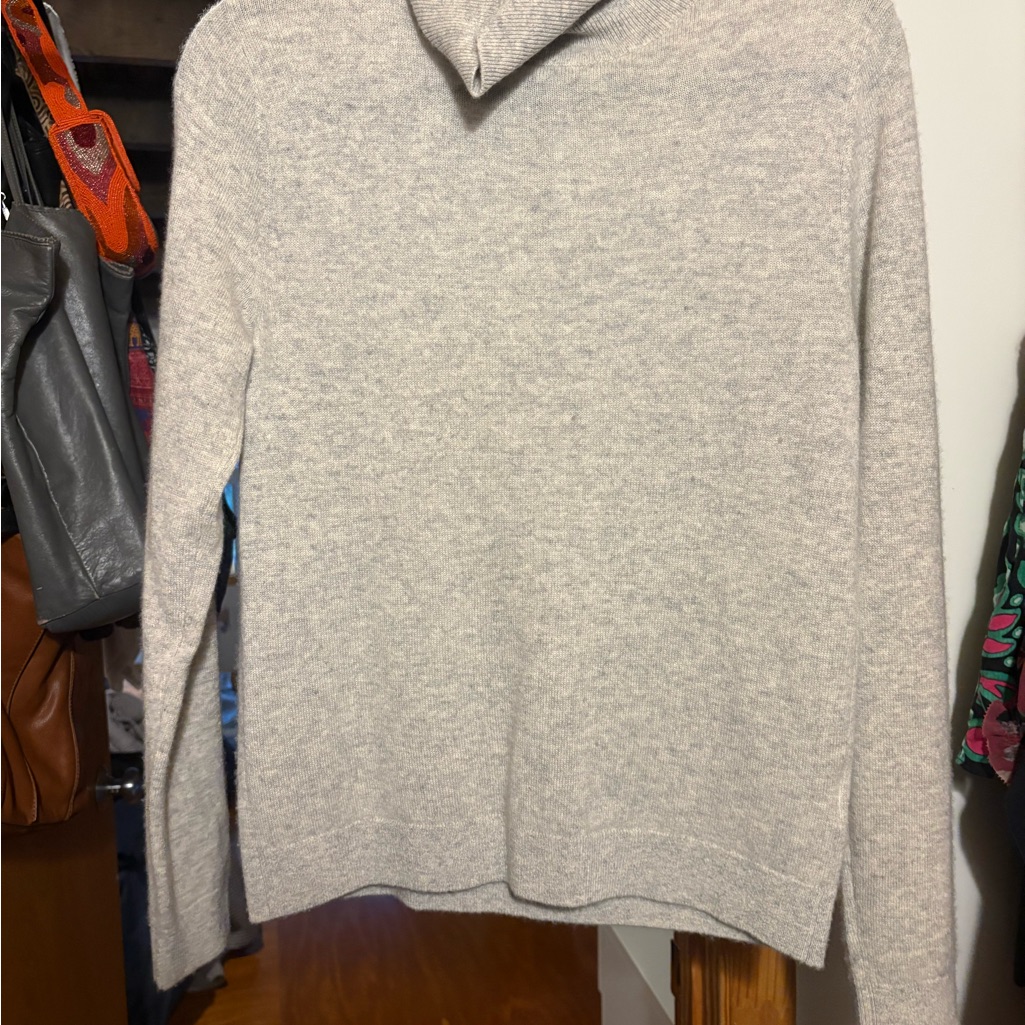 Club Monaco Light Gray Turtleneck Sweater